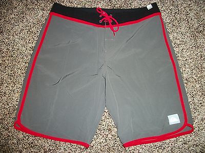 QUIKSILVER New NWT Mens Board Swim Shorts Gray Red Black 31 32 34 36 38 ... Quiksilver Shorts Red