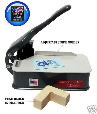 Lassco CR-20 Corner Rounder With 1/4" Die CR20 Punch Cutter [New]