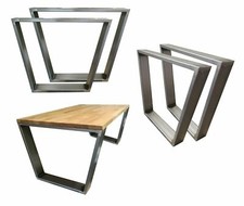 Tischgestell Tischfuß Tisch Kufen Tischbeine Stahl Kufengestell Industrie Trapez