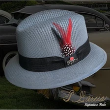 Garcia Smoke Gray W/Chicana Lowrider Derby Style Signature Hat