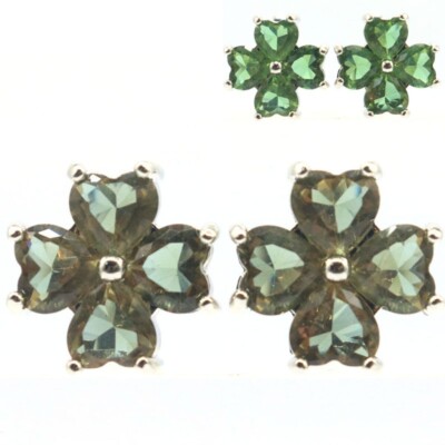 Buy 3 Get 1 Free Color Changing Zultanitel Daily Wear Silver Earrings