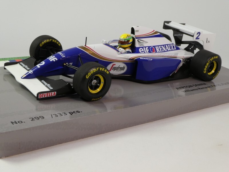 Minichamps Williams Renault FW16 #2 Ayrton Senna Pacific GP 1994 1