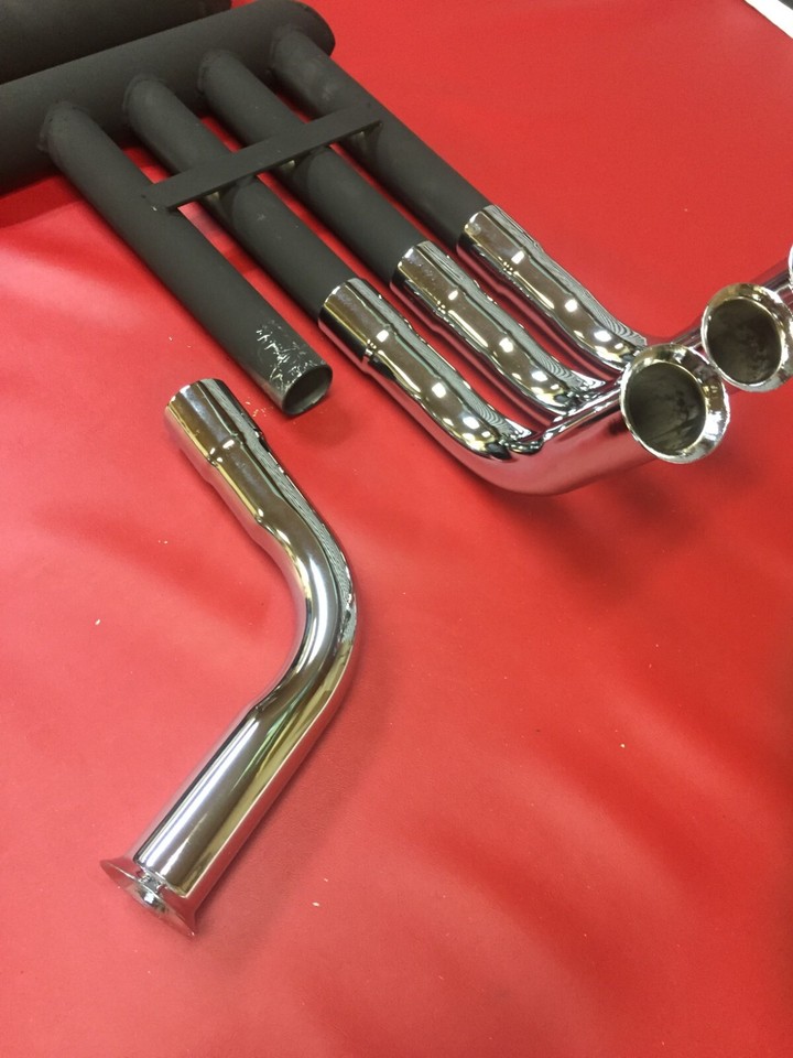 MAD MAX ZOOMIE ZOOMIES HEADERS EXHAUST SIDE PIPES.VAN, HOT ROD. RAT ROD FORD. eBay