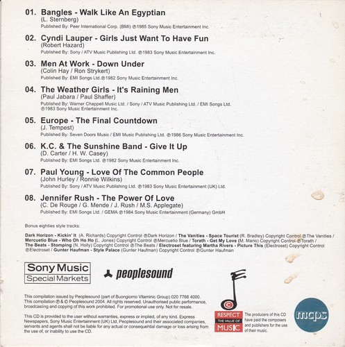 1980's HITS OF THE DECADES ( DAILY EXPRESS Newspaper CD ) - Bild 2 von 3