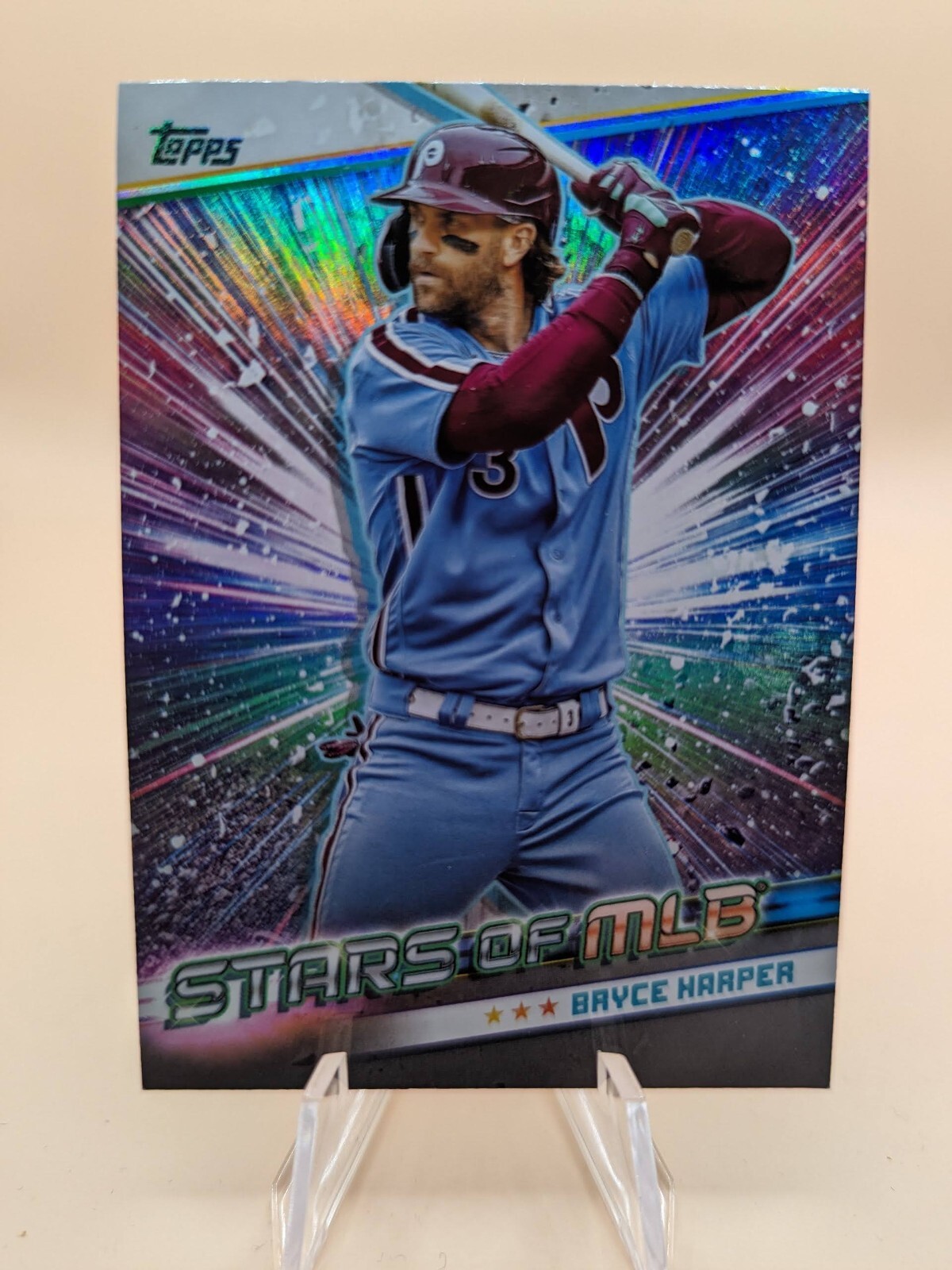 2024 Topps Bryce Harper Stars of MLB Insert card #SMLB-14 Philadelphia Phillies