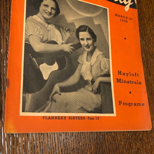 Gladstone, MI Flannery Sister History 1935 WLS Weekly Magazine Hillbilly Music - Picture 12 of 12