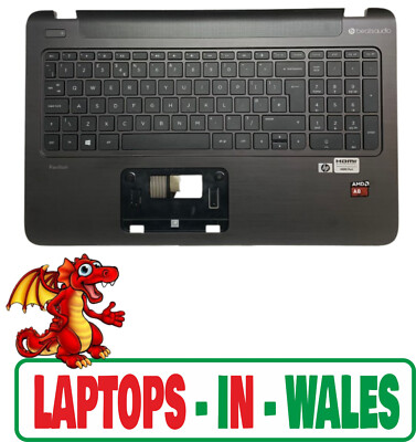 FUNKTIONIERENDE HP Pavilion 15-P Beats Audio UK Tastatur Handauflage Touchpad Abdeckung AMD A8