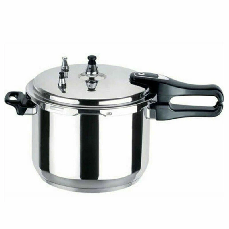5L Pressure Cooker Aluminium Stove Top Quick Food Cooking Steamer Pot Durable