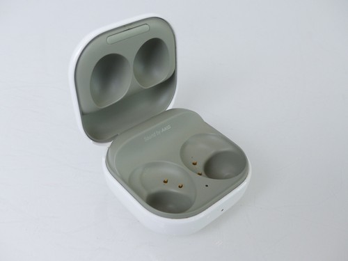 Samsung SM-R177 Charging Case Cover EMPTY White Green for Galaxy Buds 2 Used #4