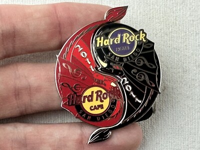 SET HARD ROCK HOTEL cafe San Diego 2011 Ying Yang dragon puzzle lot LE red black
