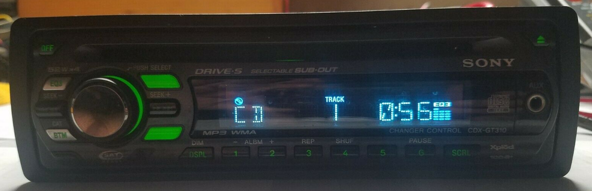 Sony Xplod CDX-GT310 CD headunit | eBay