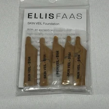 Ellis Faas Skin Veil Foundation Sample S104 Medium - Lot Of (5) Travel - 18429