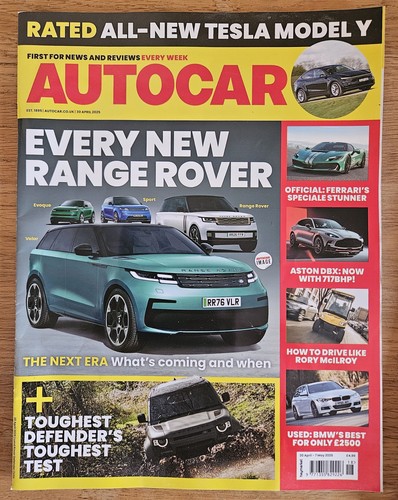 5 X Autocar Magazines April 2025-June 2025 - Picture 3 of 6