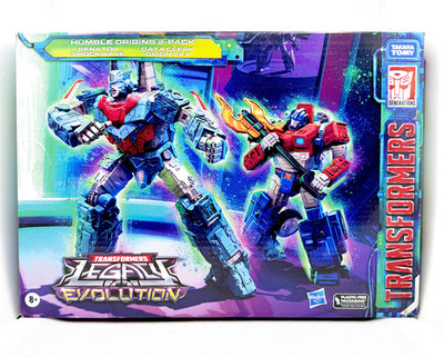 Transformers Legacy Senator Shockwave & Data Clerk Orion Pax Humble Origins New