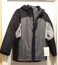 All in Motion Boys 3-in-1 System Hooded Jacket Black/Gray XL 16