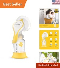 Compact Swiss Design Medela Harmony Manual Breast Pump with PersonalFit Shields