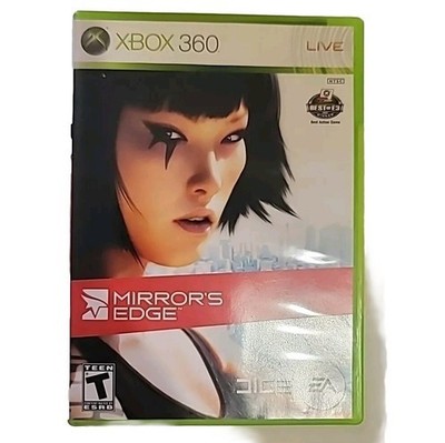 MIRROR'S EDGE (XBOX 360) DISC + CVR ART + MANUAL - NO CASE - GOOD