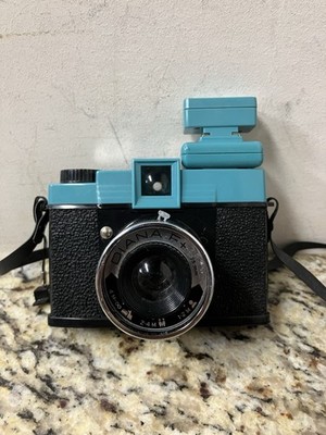 Lomography Blue & Black Diana F+ 120mm Format Film Camera 75mm Lens