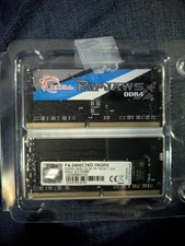 Tested GOOD Laptop GSkill 2x8GB 16GB DDR4 2400 F42400C16D Memory RAM SODIMM NUC