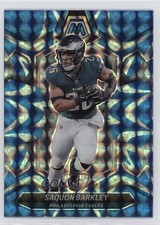 2024 Panini Mosaic Reactive Blue Mosaic Prizm Saquon Barkley #177 go9