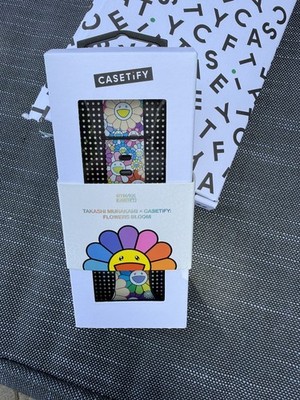 NIB Casetify x Takashi Murakami Flowers Bloom- Rainbow- Apple