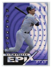Paul Molitor 1998 Pinnacle Epix Purple #E23-TWINS