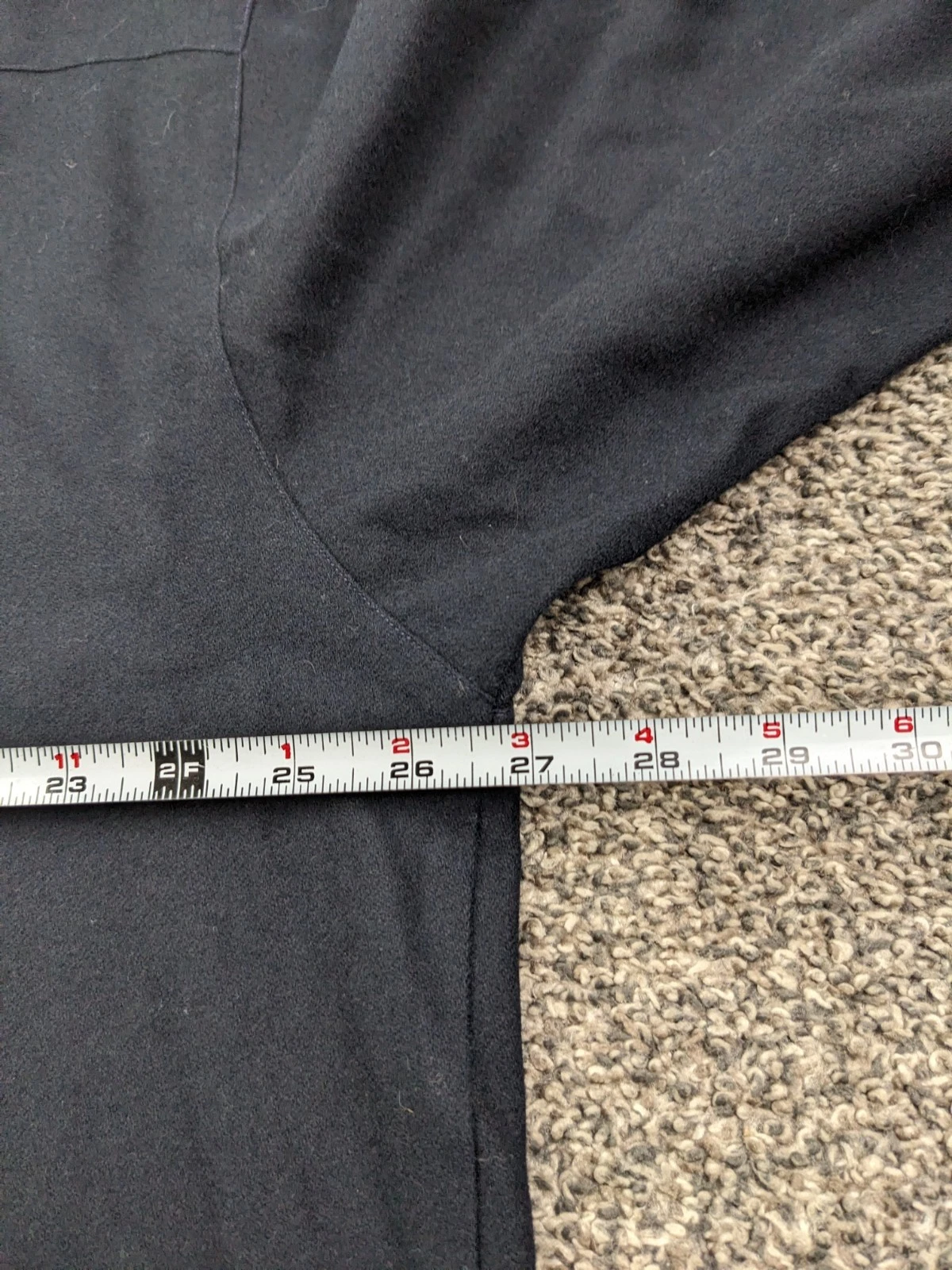 Vintage Iceberg Shirt Jacket Flannel Wool Cashmere Navy Blue Mens 2XL Italy Made - product detail image 7