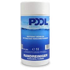 myPOOL Randreiniger 1,0 l Poolreiniger Beckenreiniger alkalisch Schwimmbad Spa