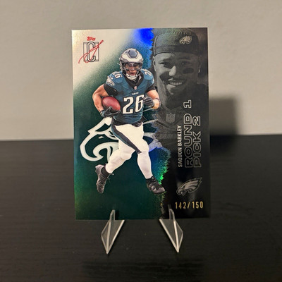 Topps 2025 Signature Class Saquon Barkley Eagles  /150 COLOR MATCH!!!!
