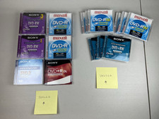 Lot 25 Mini DVD-R DVD-RW DVD RW Sony Maxell Discs NEW Camcorder Handycam READ