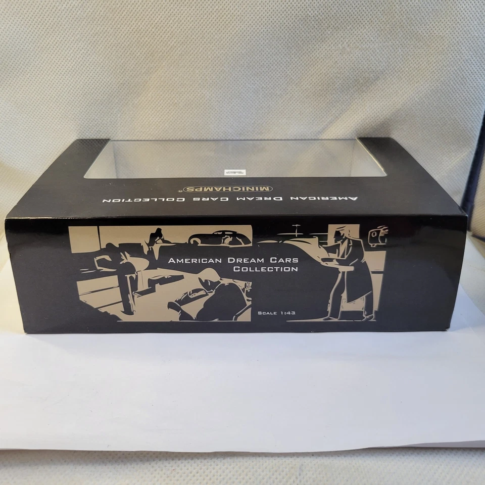 Minichamps 1955 Lincoln Futura Concept Met Pearl White Model Car 1:43 - #53/999 - Image 2 of 4