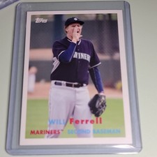 Topps 2015 Archives Will Ferrell Insert Rookie WF-2 Mariners Baseball Card. rookie card picture