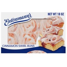   New Entenmanns Cinnamon Swirl Buns Icing Br...