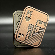 Click Clicker Poker Slider Push Card Mano Fidget Decompressione EDC Giocattolo Regalo