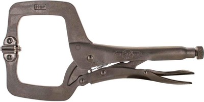 IRWIN VISE-GRIP Original Locking C-Clamp with Swivel Pads, 11'', 20 Multi 