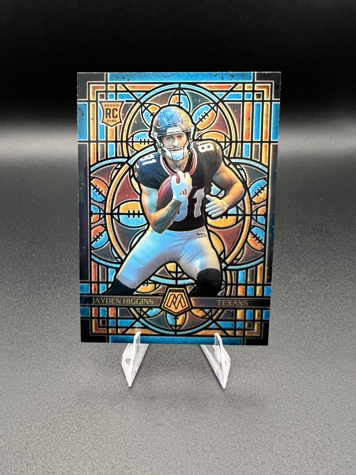 2025 Panini Mosaic - Jayden Higgins #11 - Stained Glass (RC) - Case Hit