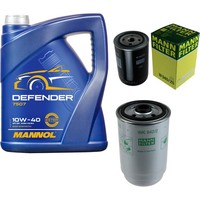 Inspektionspaket 5L Mannol Defender 10W-40 FüR VW Transporter III Bus Caddy I