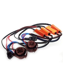 3157 4157 LED Load Resistor 50W 8ohm Turn Signal Bulb Relay Harness Anti Flicker