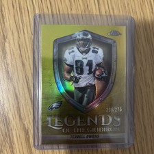 2025 Topps Chrome- Terrell Owens Legends Of The Gridiron /275 Yellow #LOG-20