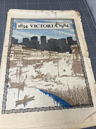 VINTAGE NEWSPAPER SUPPLEMENT THE AGE 1834 VICTORIA 1984 MELBOURNE ADVERT - Bild 1 von 15