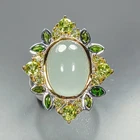 Gemstone Natural Aquamarine Ring 925 Sterling Silver Size 8 /R476401