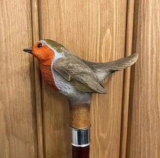 Bird wooden walking stick hand Beautiful wooden walking cane