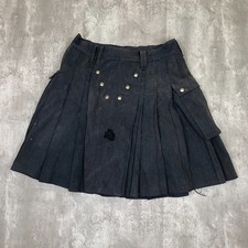 Utilikilts Pleated Kilt Adult 34 Cargo Pockets USA Larp Scottish Distressed