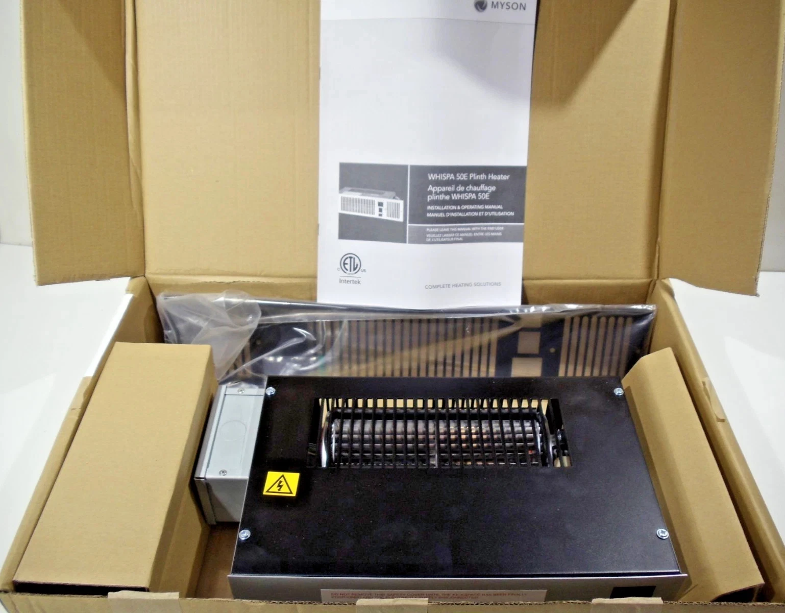 Myson Whisper 50 E Electric Toe-kick Heater