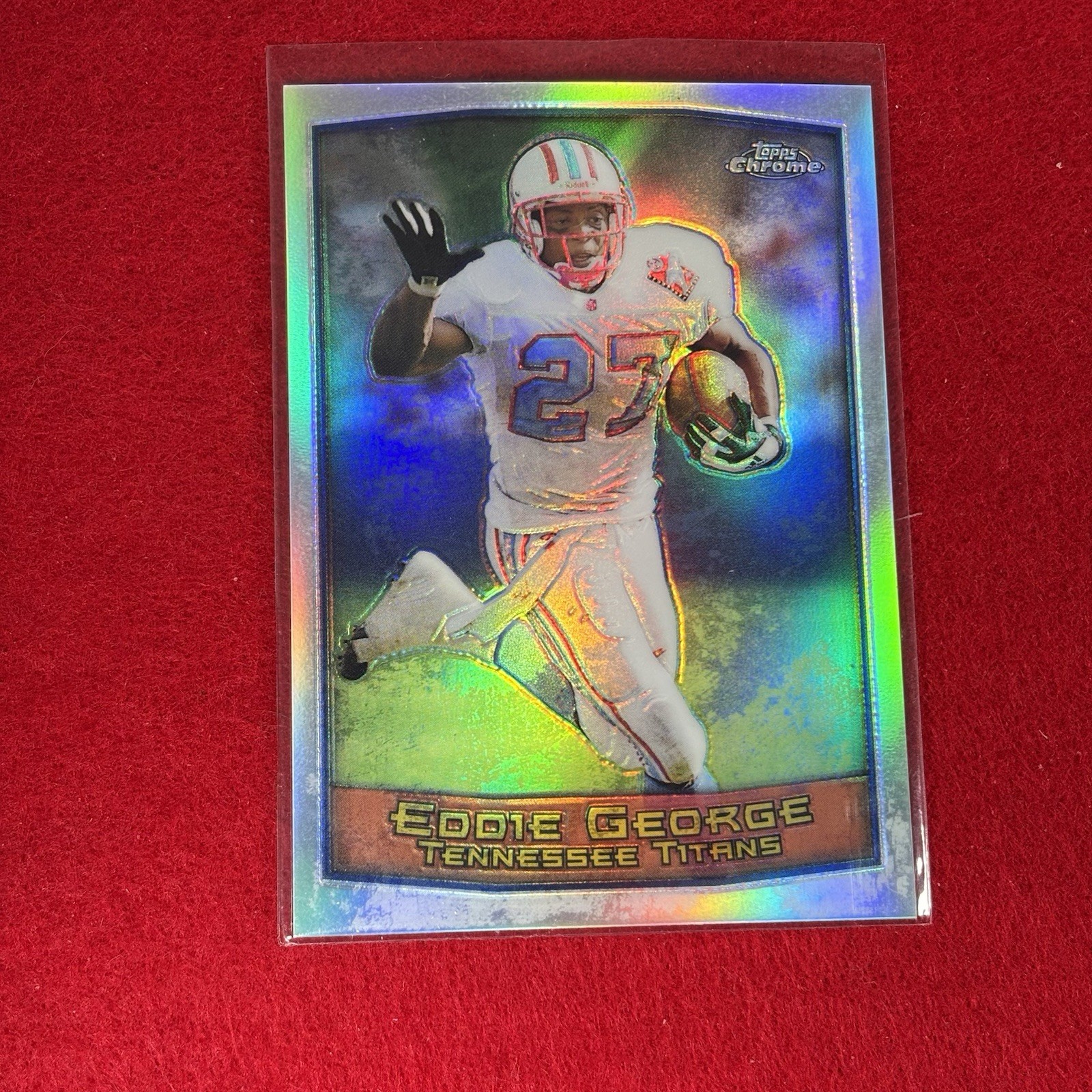 1999 Topps Chrome - Refractors Football Eddie George #46 Titans/Oilers