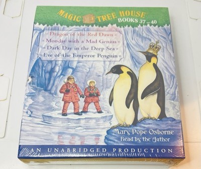 Magic Tree House Books 37-40 by Mary Pope Osborne Audiobook 4 CD Set BRAND NEW!