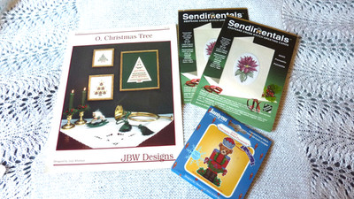 Cross Stitch Kits by Janlynn Nutcracker Bear, Sendimentals Poinsettia,JBW Design