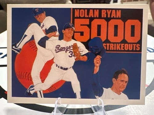 Nolan Ryan 1990 Upper Deck 5000 Strikeouts #34! 2 Card Min! See Desc!