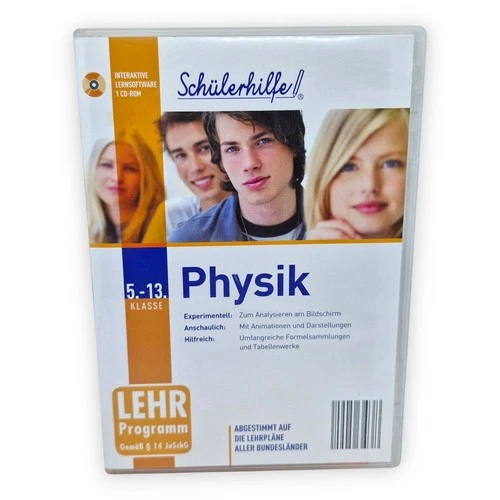 Schülerhilfe Physik 5 bis 13 Klasse interaktive Lernsoftware CD ROM PC Windows 8