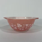 Vintage Pyrex Pink Gooseberry #442 Medium Tabbed Cinderella Mixing Bowl Nesting